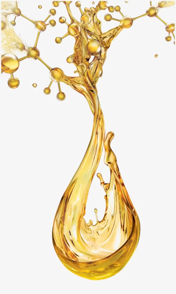 Liquid Gold Molecular Structure Fluid Dynamics