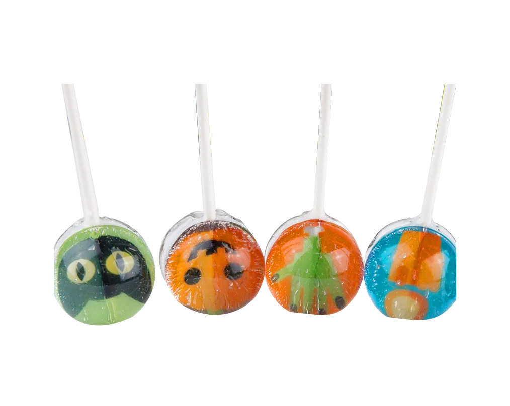 Lollipop Halloween Monsters Colorful