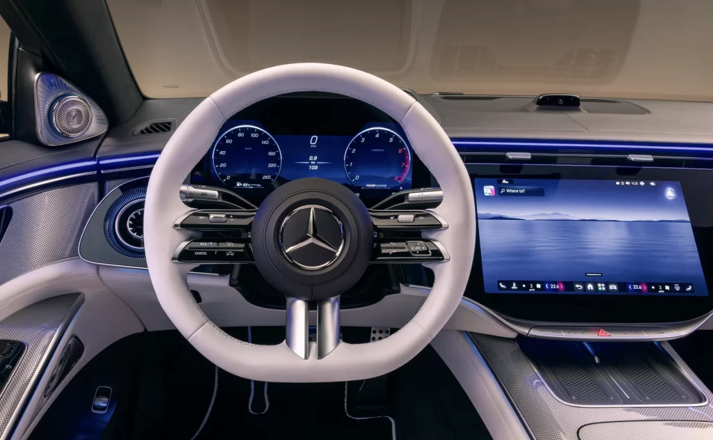 Mercedes Benz Luxury Car Dashboard