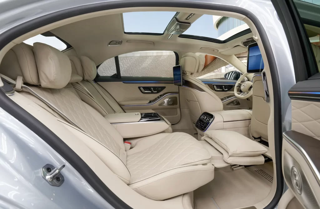 Luxury Car Interior Leather Seats Mercedes Benz