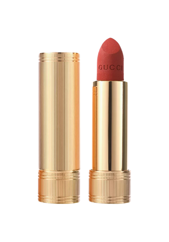 Luxury Lipstick Gold Packaging Red Shade