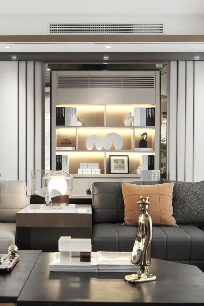 Luxury Living Room Neutral Tones Modern Minimalist