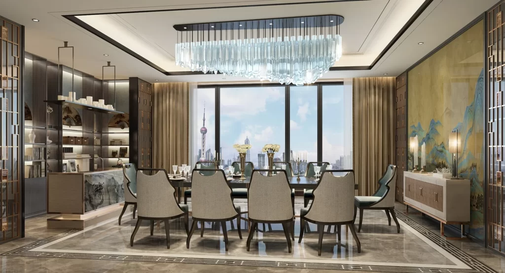 Luxury Modern Dining Room Elegant Sophisticated