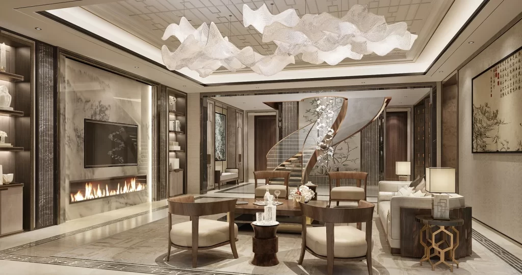 Luxury Modern Living Room Neutral Elegant Sophisticated