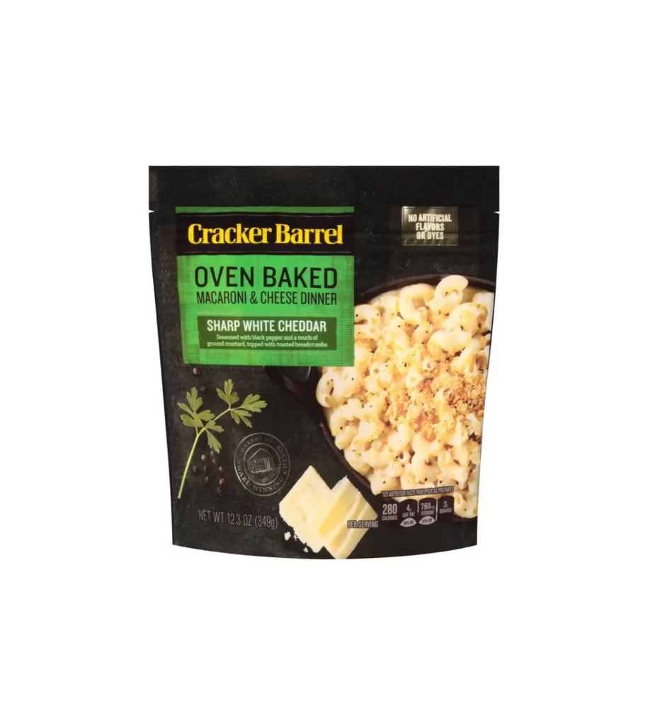 Macaroni Cheese Dinner Cracker Barrel Green Black Photo