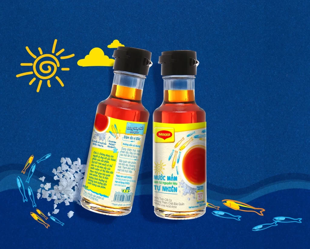 Maggi Fish Sauce Sun Yellow Blue Fish