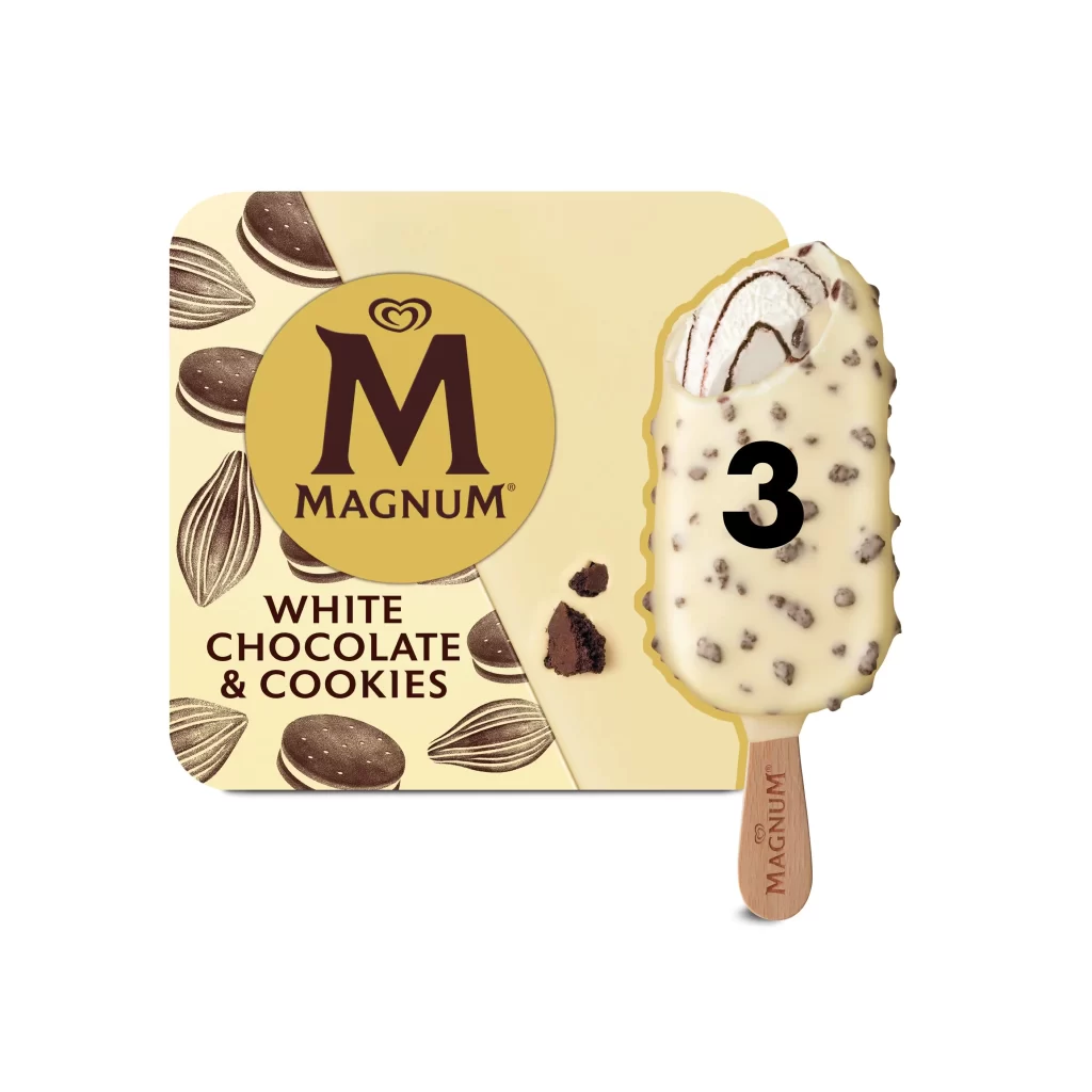 Magnum Ice Cream White Chocolate Cookies