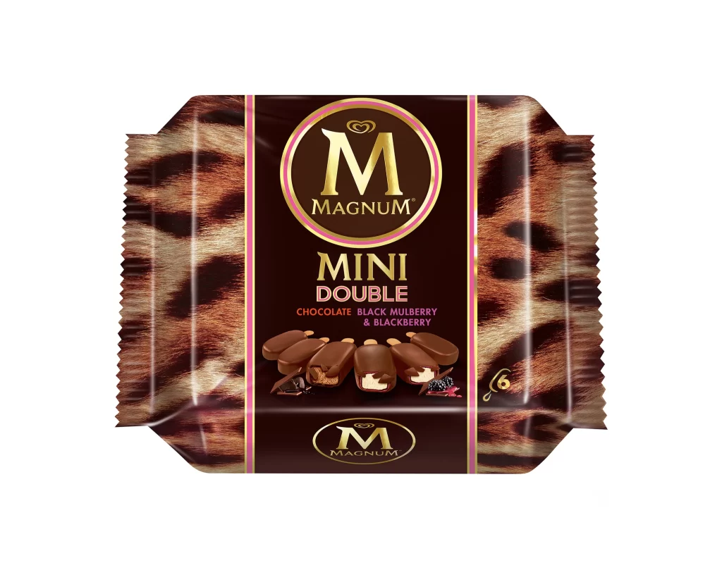 Magnum Mini Double Chocolate Black Mulberry Blackberry