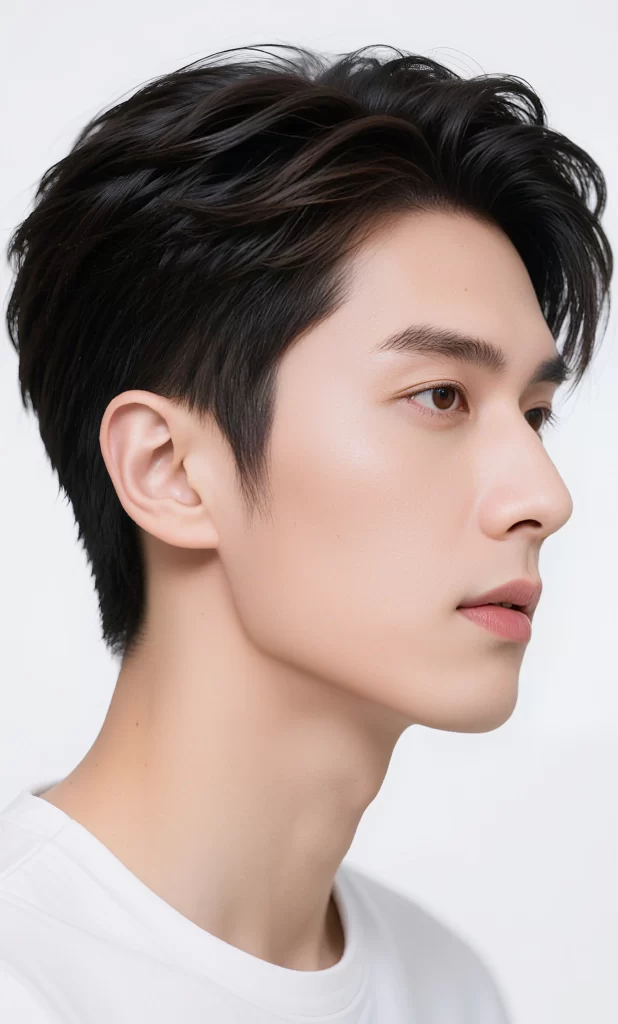 Man Hair Style Close-Up
