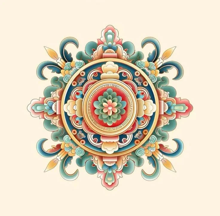 Mandala Ornate Multicolored Symmetrical Patterns