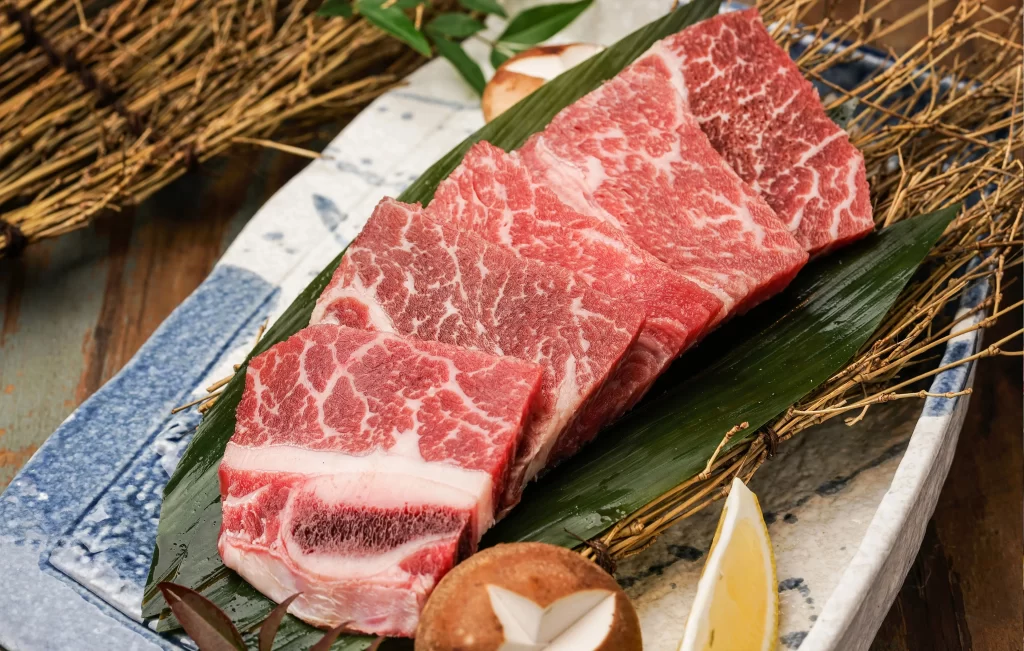 Marbled Wagyu Beef Steak Fresh Juices