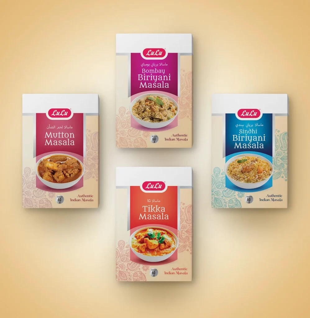 Masala Packaging Indian Spice Authentic Bold Typography