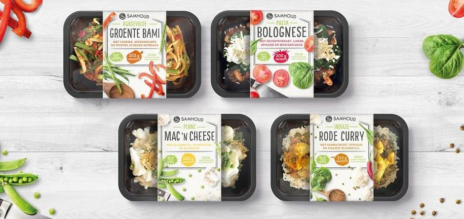Meal Prep Containers Fresh Vegetables Colorful Healthy Design