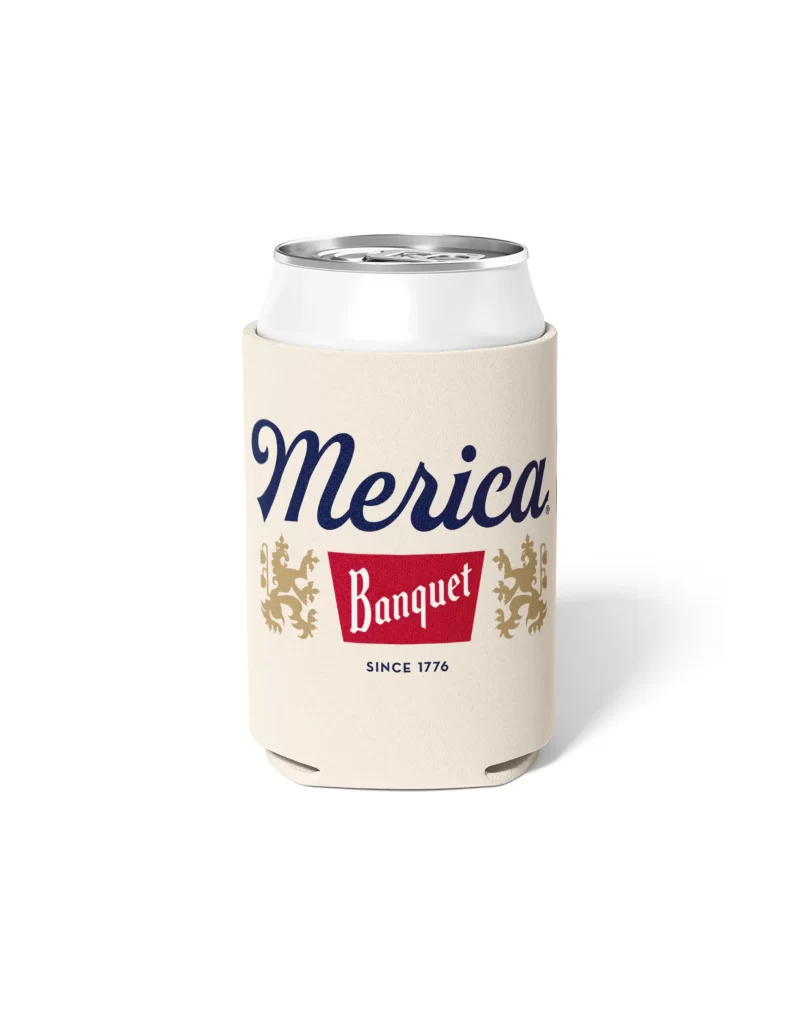 Merica Banquet Can Koozie