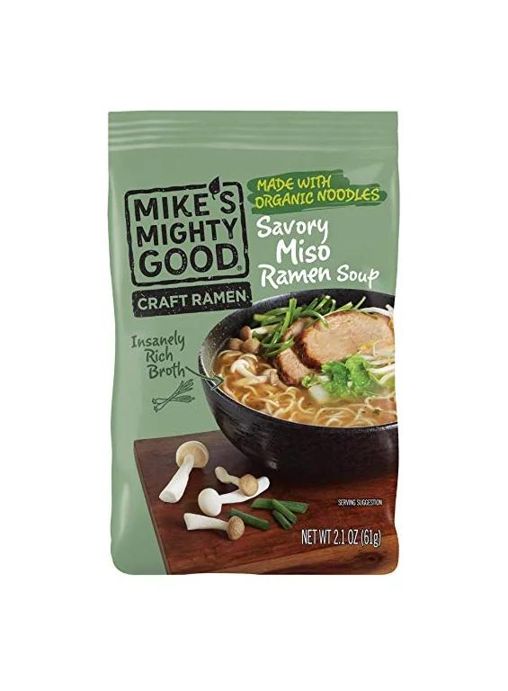 Mikes Mighty Good Cup Noodle Yakisoba Red Green Yellow