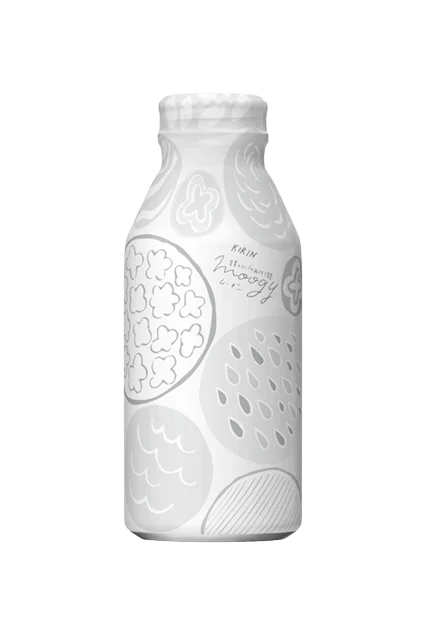 Milk Bottle White Grey Abstract Pattern Design