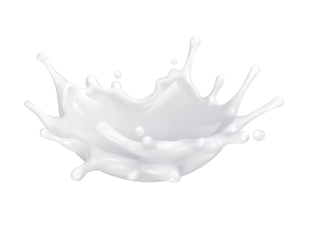 Milk Splash Liquid White Fluid