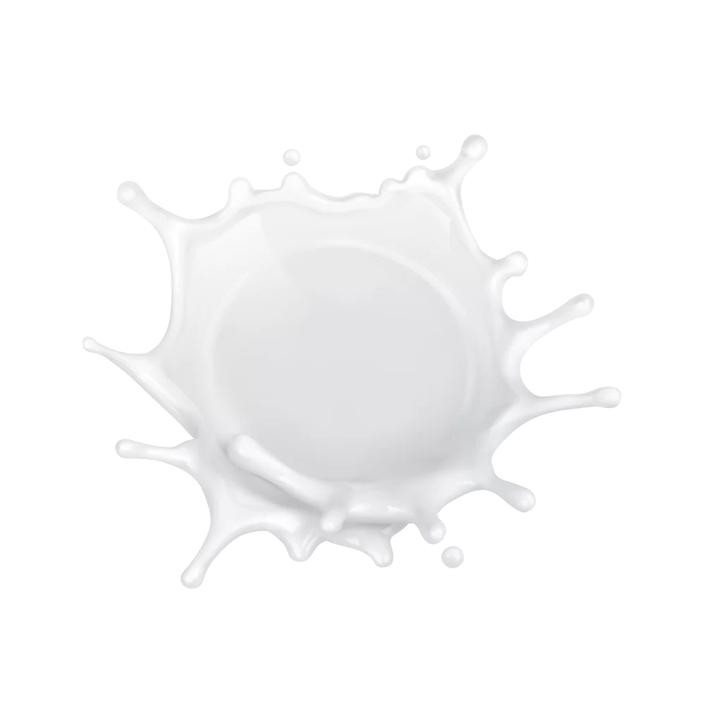 Milk Splash White Liquid Fluidity