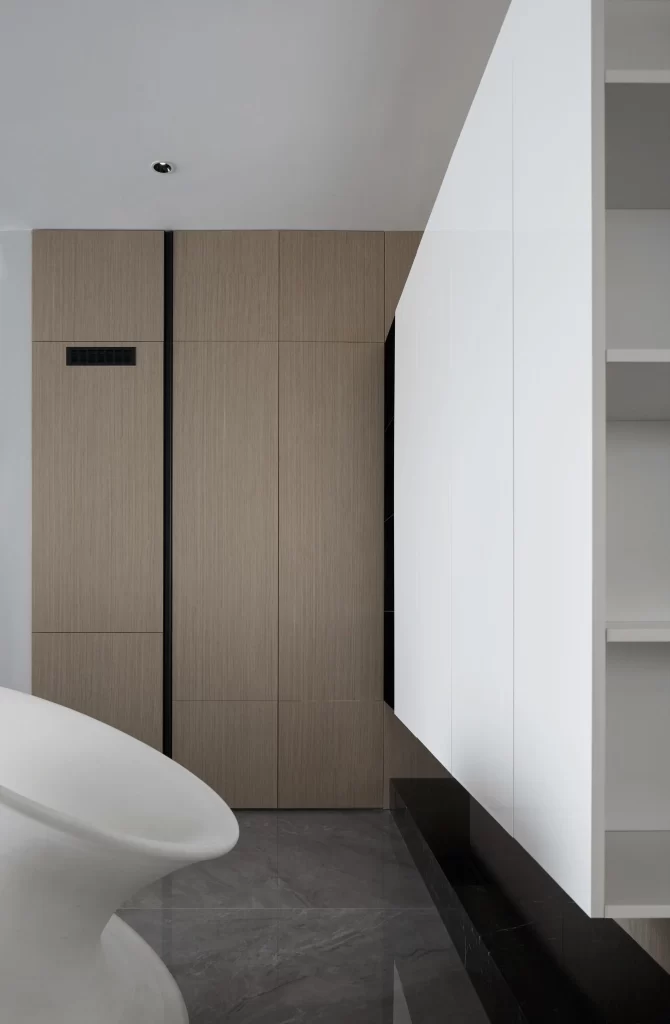 Minimalist Contemporary Kitchen Neutral Beige White Black