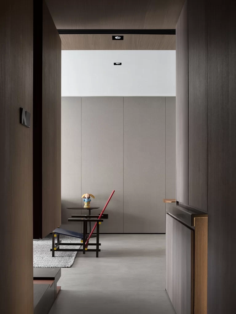Minimalist Contemporary Neutral Gray Wood Accents