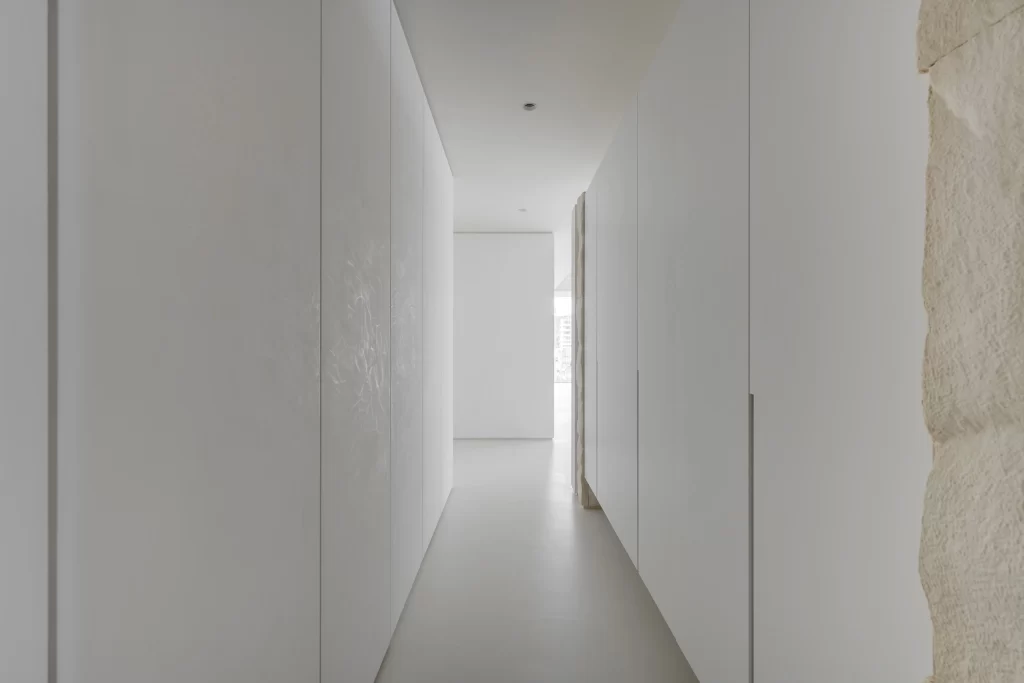 Minimalist Hallway White Neutral Clean Lines