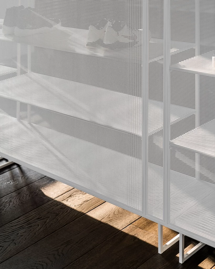 Minimalist Office White Neutral Industrial Metal
