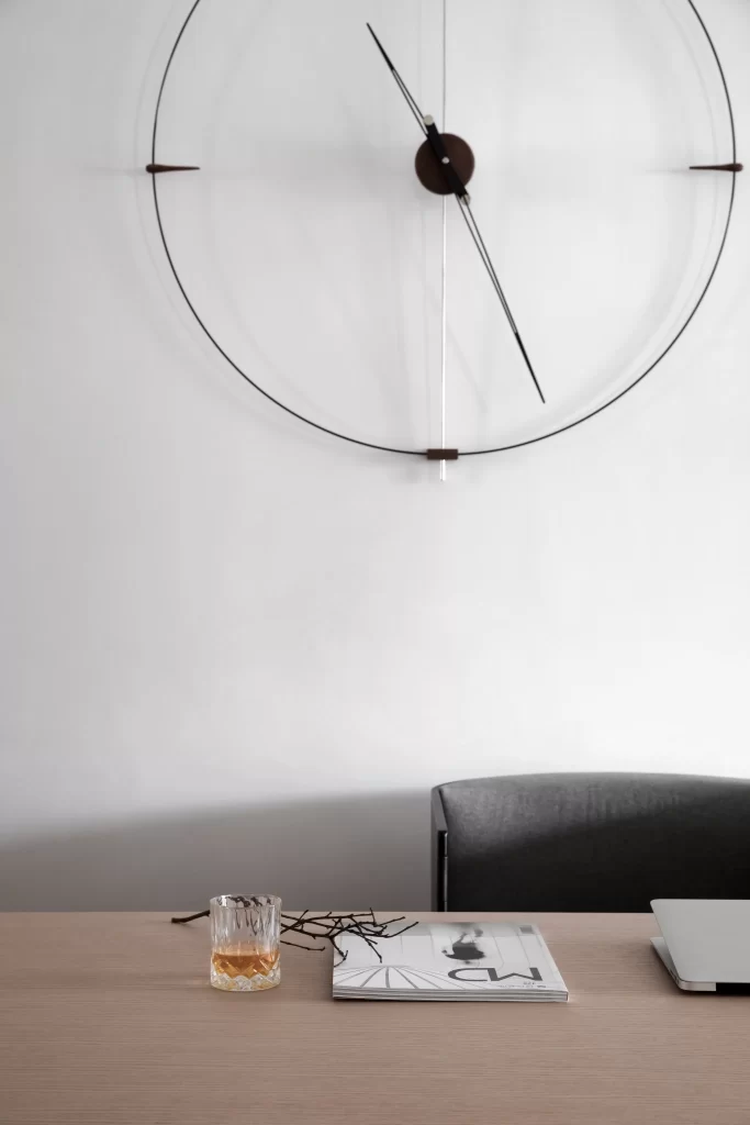 Minimalist Office White Neutral Simple Wooden