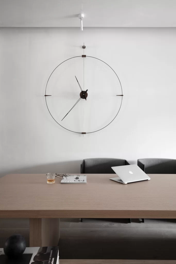 Minimalist Office White Neutral Wood Simple Functional