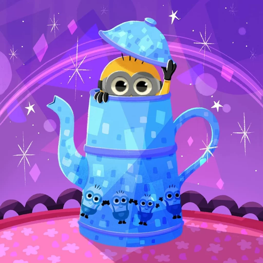 Minions Teapot Sparkle Stars Eleonore Pelluau