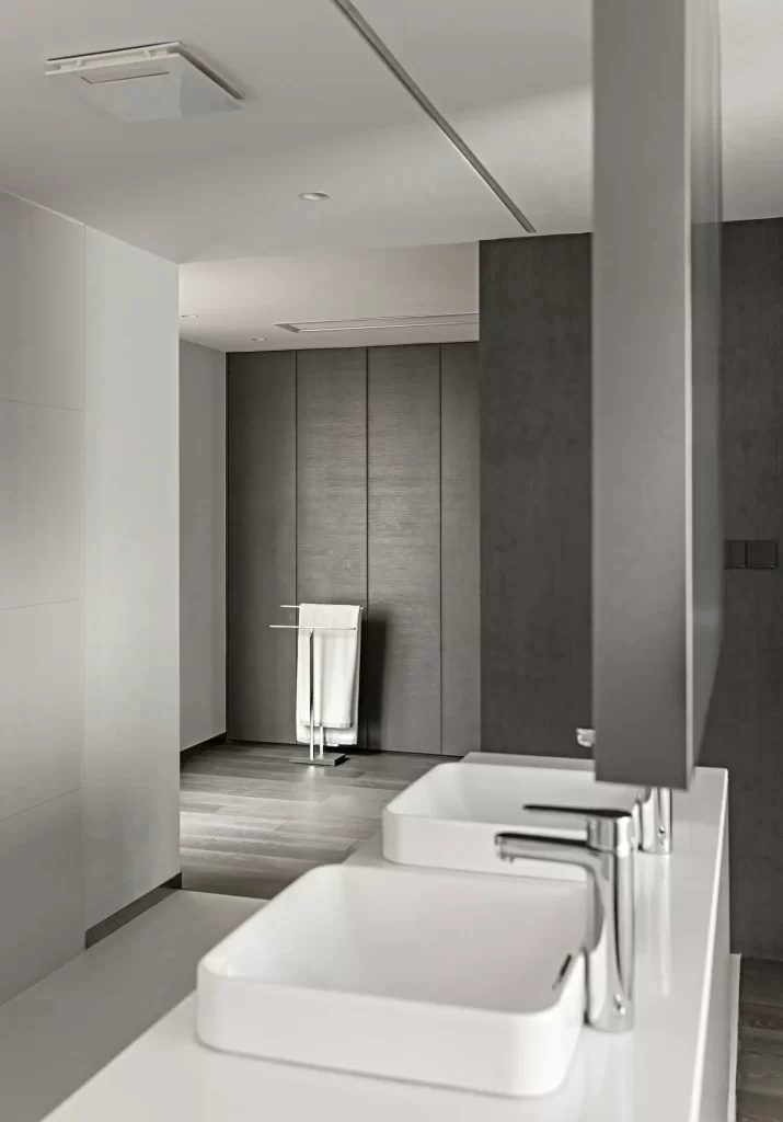 Modern Bathroom Neutral Tones Minimalist Clean Lines