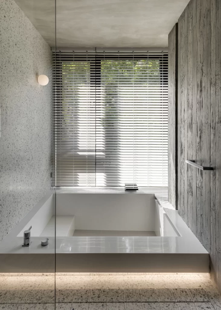 Modern Bathroom White Neutral Concrete Industrial