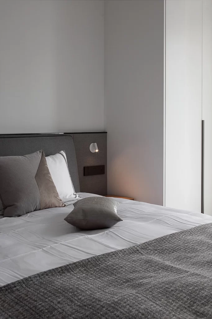 Modern Bedroom Neutral Grey White Simple