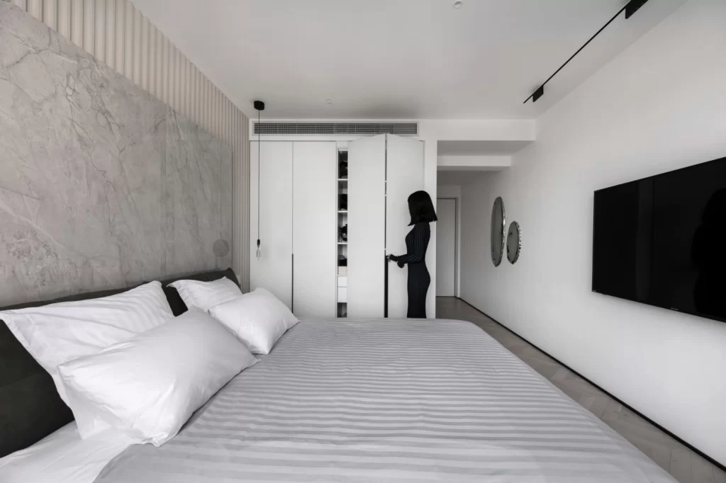 Modern Bedroom Neutral Tones Minimalist Clean Lines