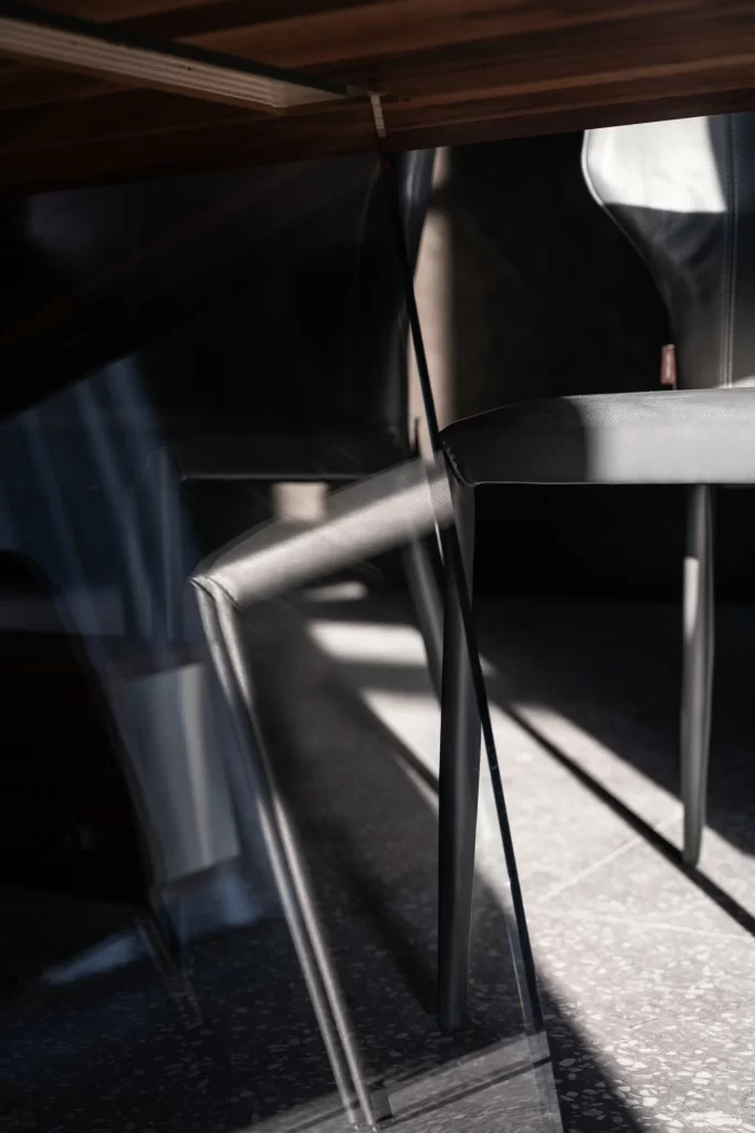 Modern Industrial Dining Room Black Gray Metal