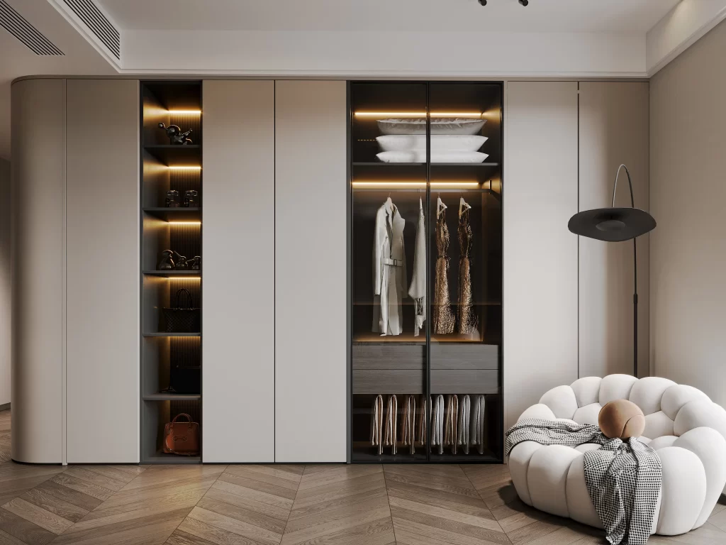 Modern Minimalist Bedroom Neutral Beige Wood