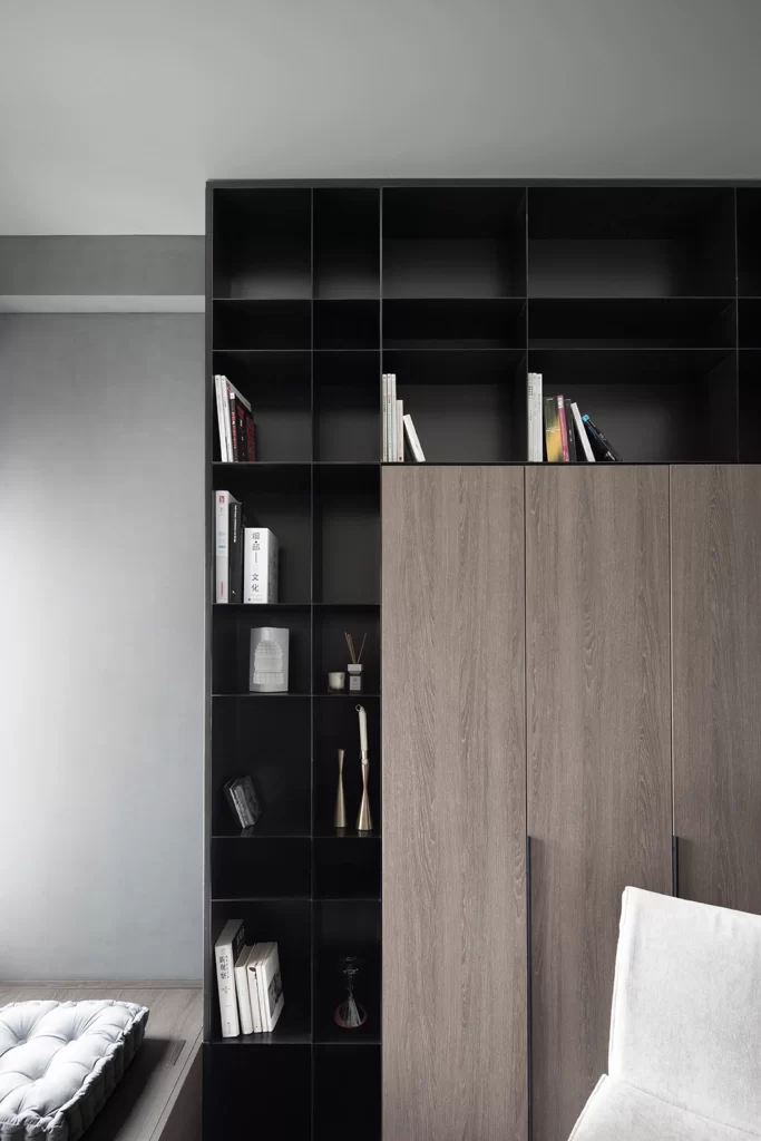 Modern Minimalist Bedroom Neutral Black Wood