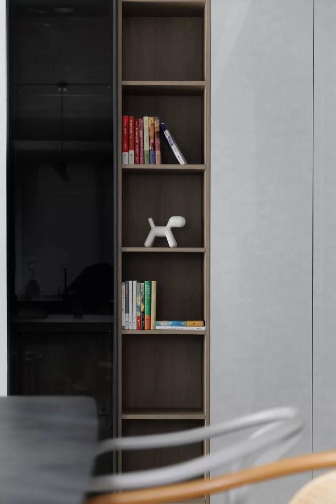 Modern Minimalist Bookshelf Neutral Light Wood Simple