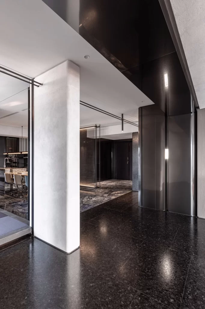 Modern Minimalist Office Space Neutral Black White