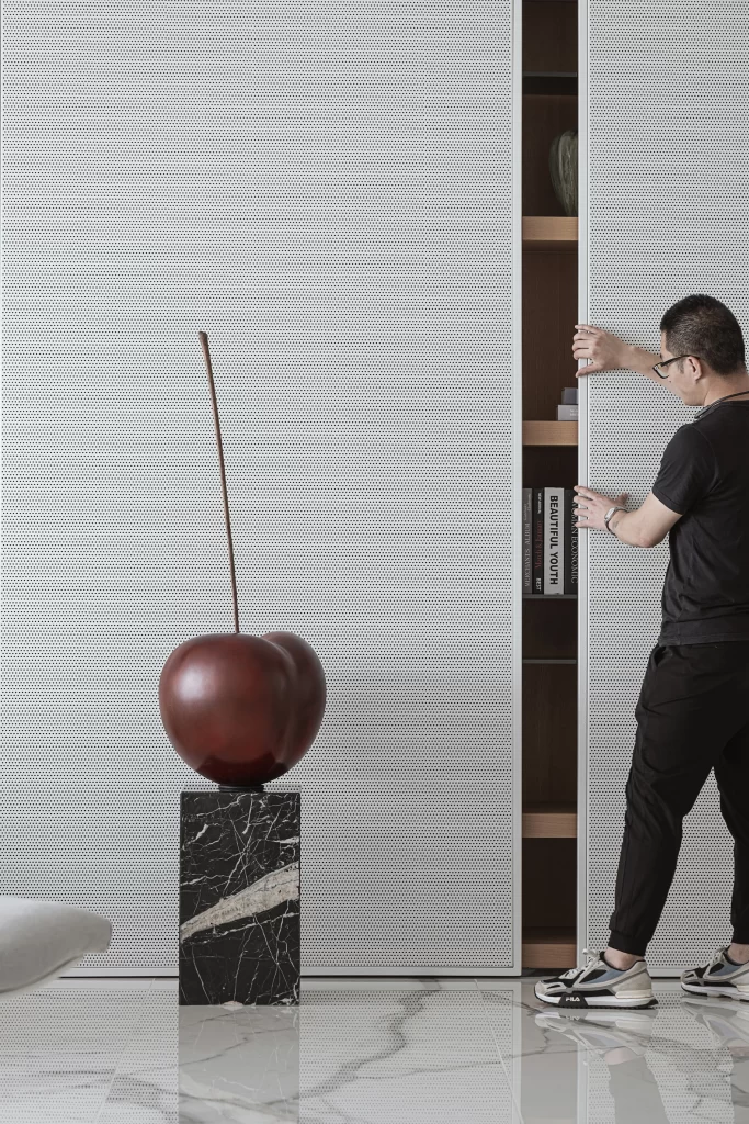 Modern Minimalist Study Neutral White Marble