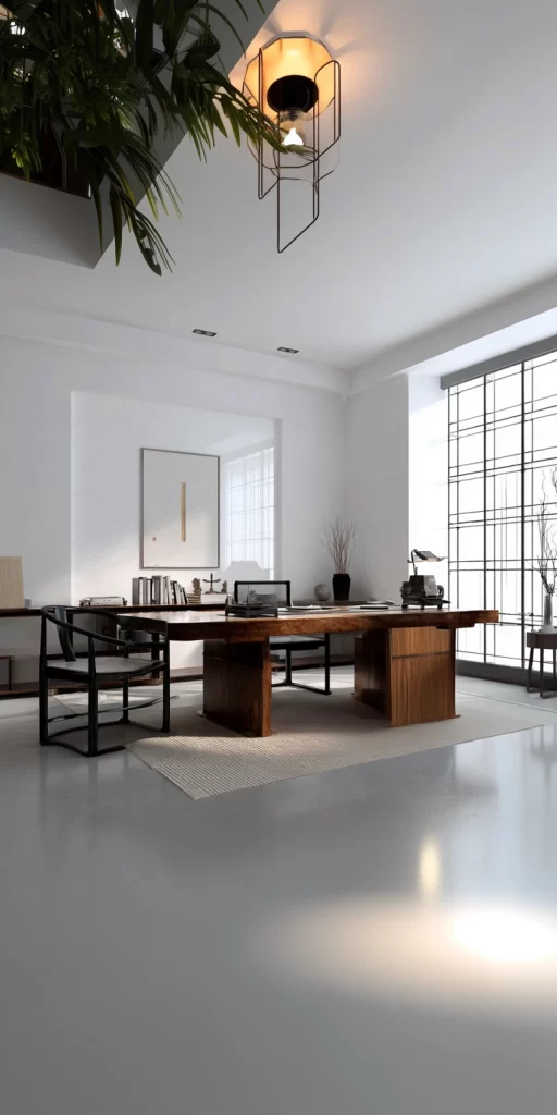 Modern Office Interior Design Minimalist Workspace