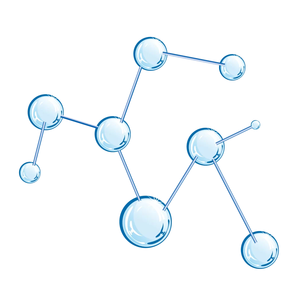 Molecular Structure Atoms Bonds Chemistry Illustration