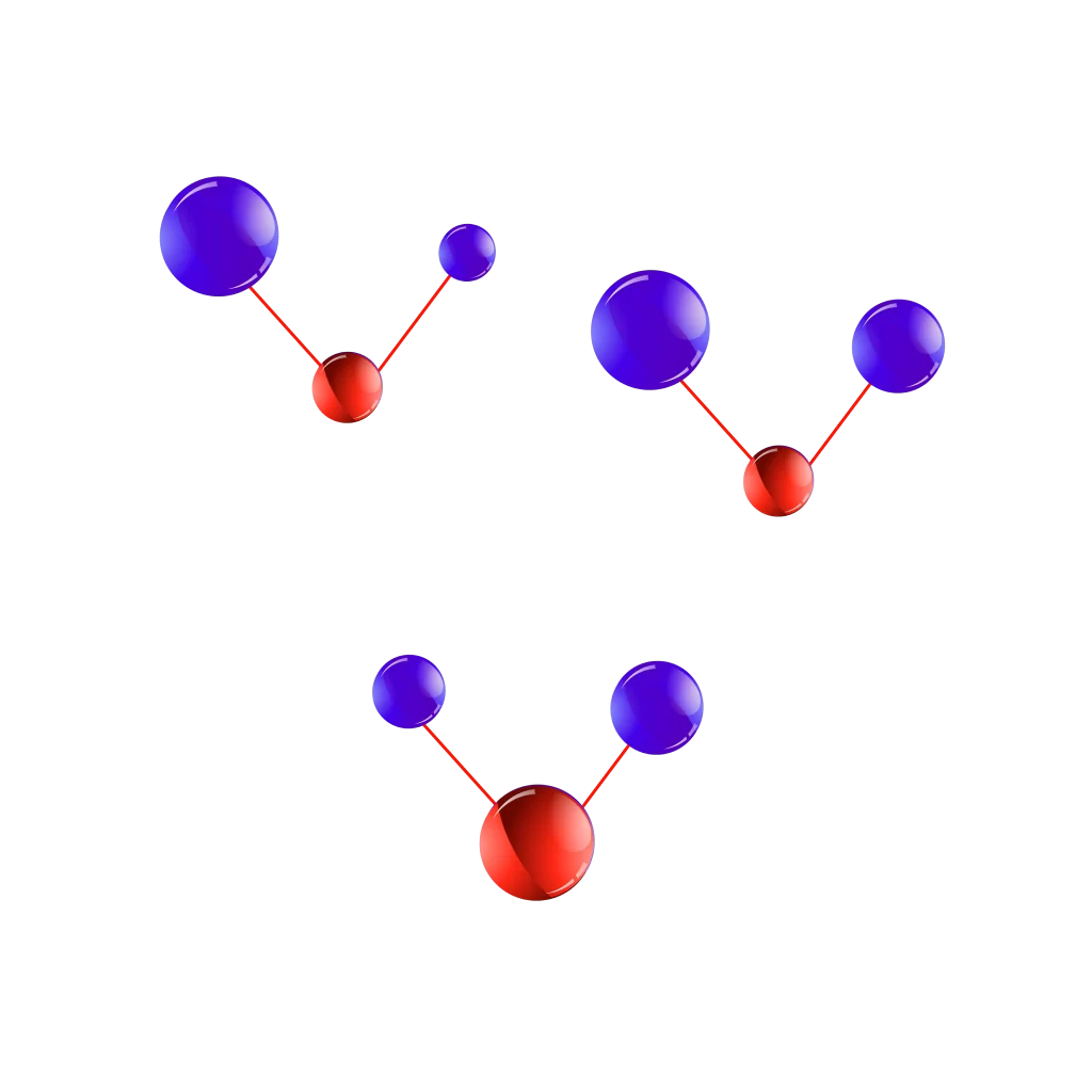 Molecular Structure Bonding Atoms Representation