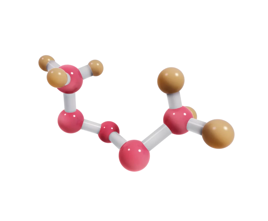 Molecular Structure Chemical Bonds Atoms Colorful Representation