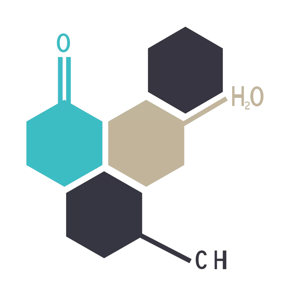 Molecular Structure Chemical Formula Hexagonal Rings