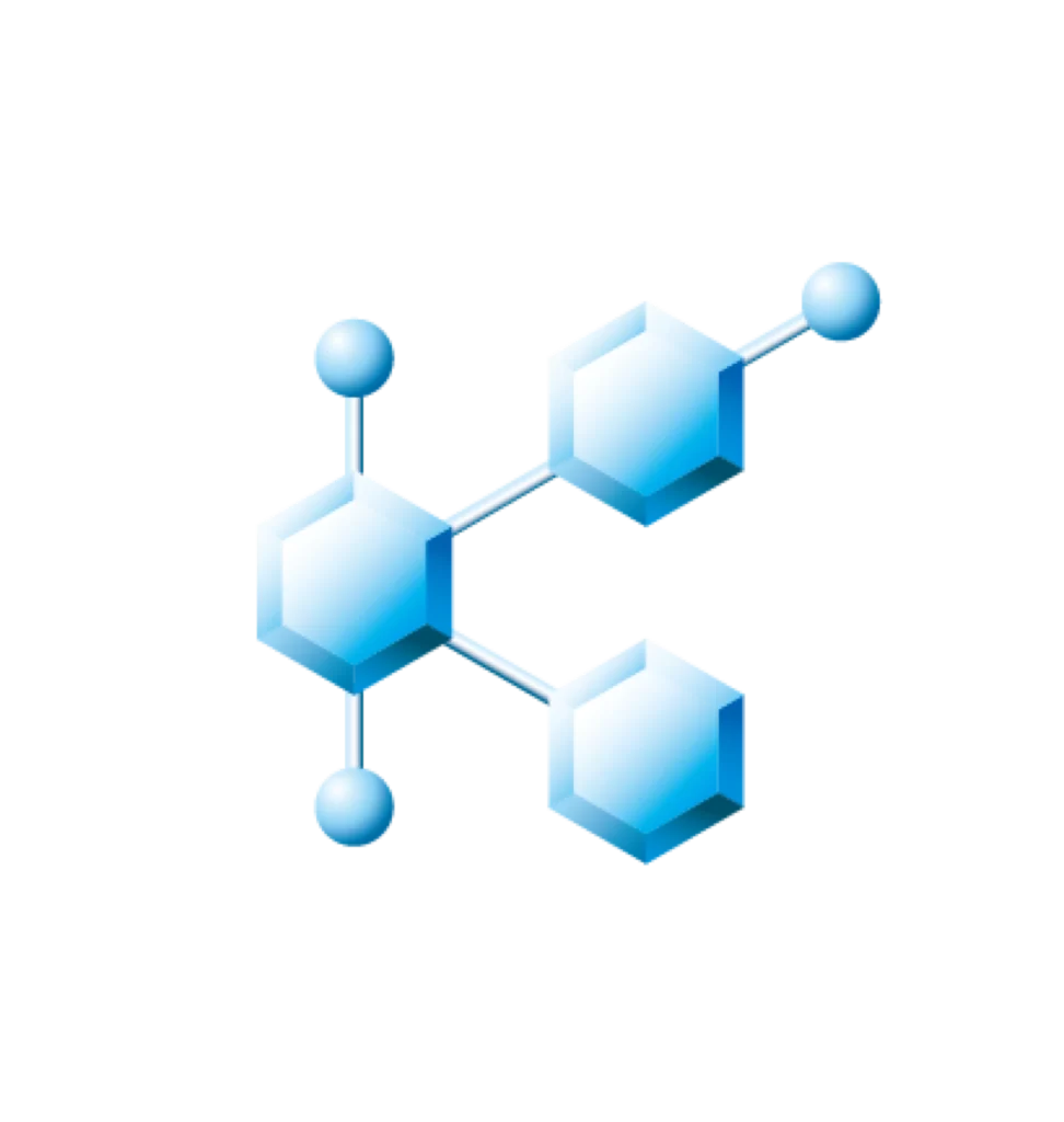 Molecular Structure Hexagonal Atoms Bonds
