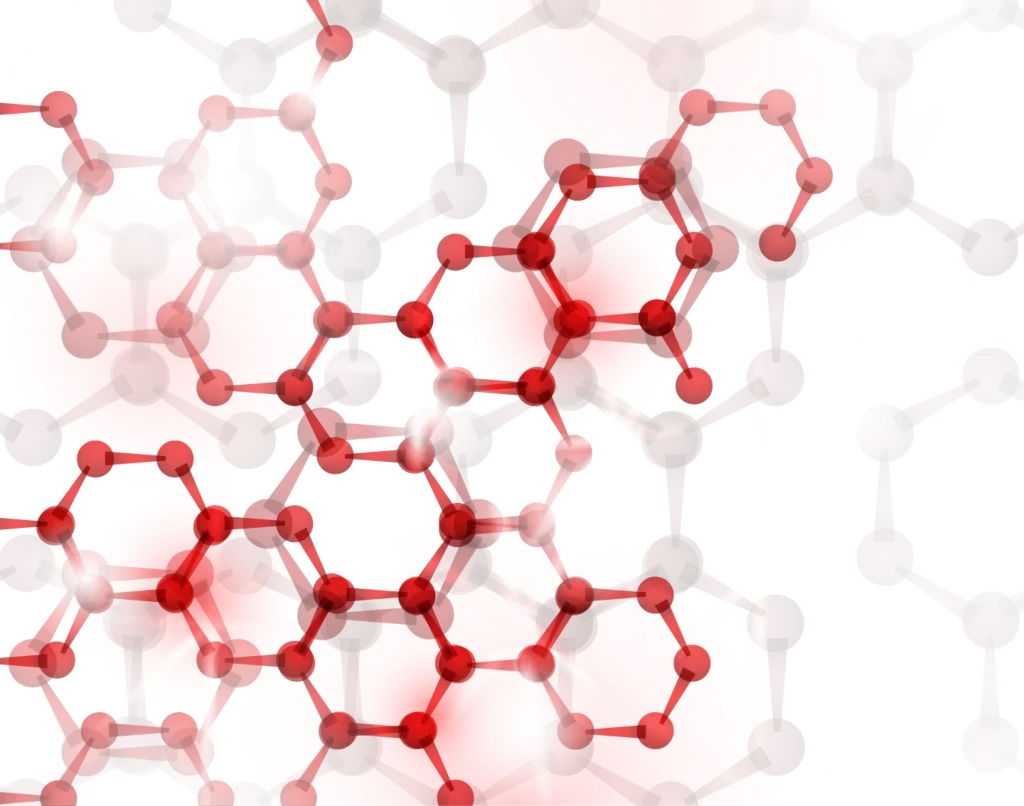 Molecular Structure Red Network Chemistry