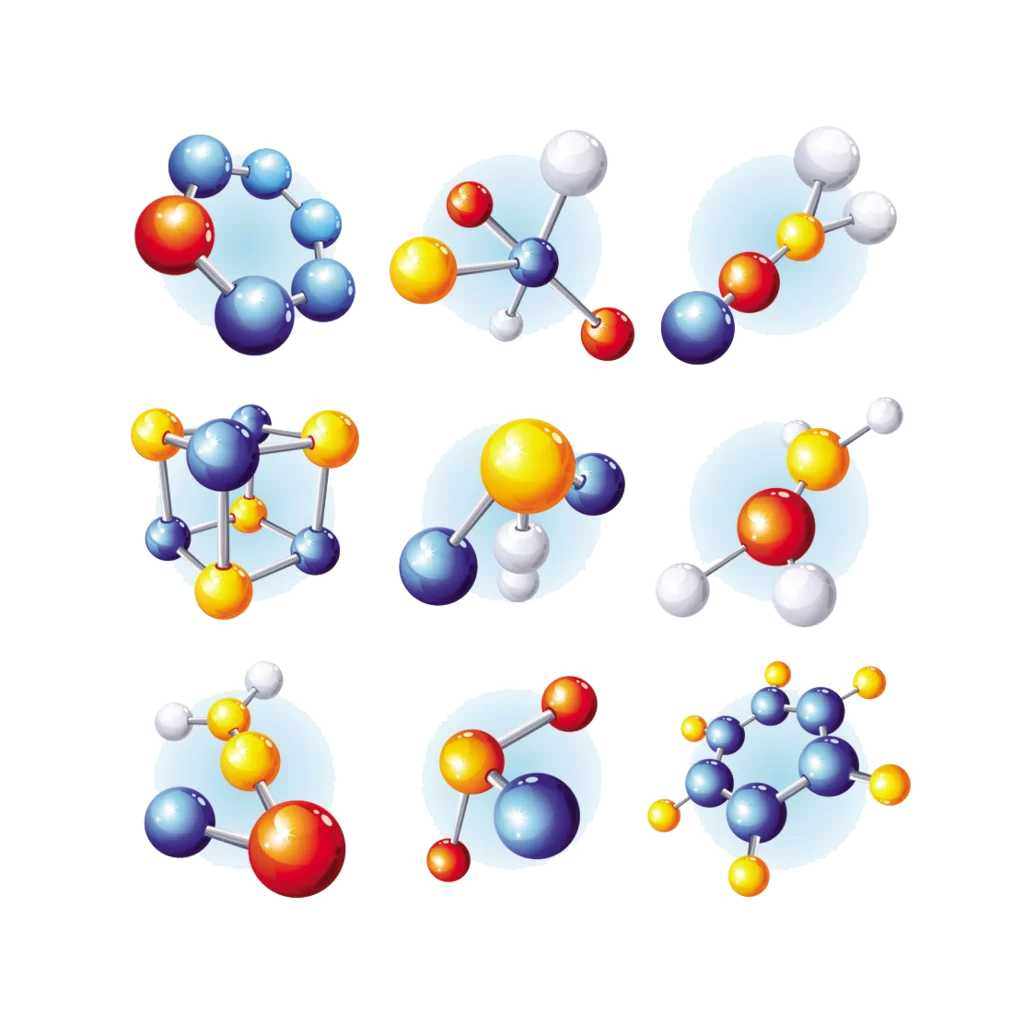 Molecular Structures Atoms Bonds Chemistry