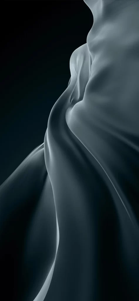 Monochrome Fabric Flowing Diagonal Gradient