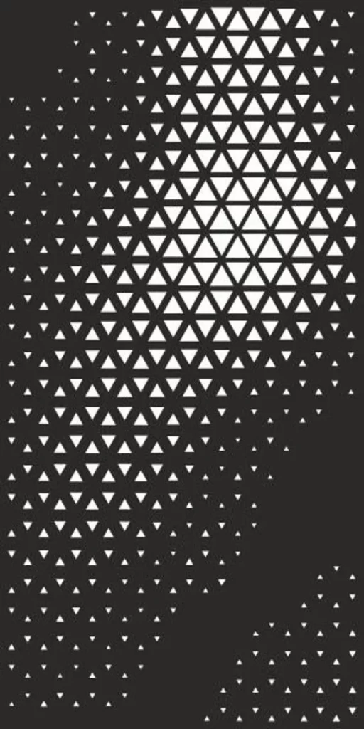 Monochrome Triangular Gradient Pattern