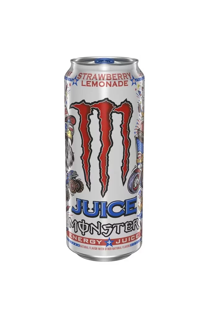 Monster Energy Drink Strawberry Lemonade Juice Beverage